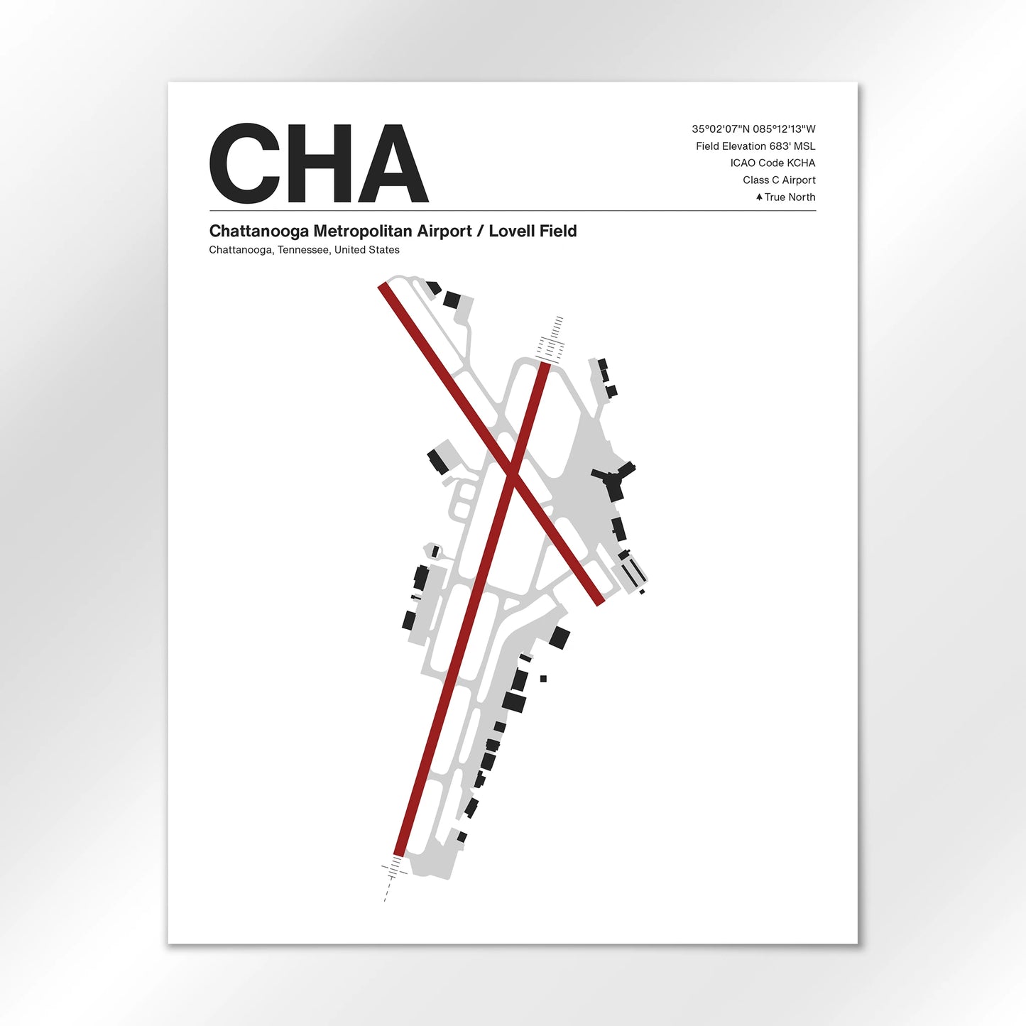 CHA Airport Diagram