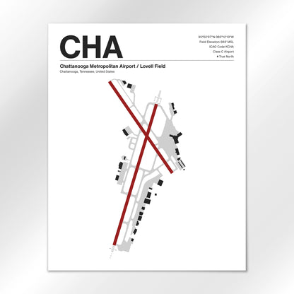 CHA Airport Diagram