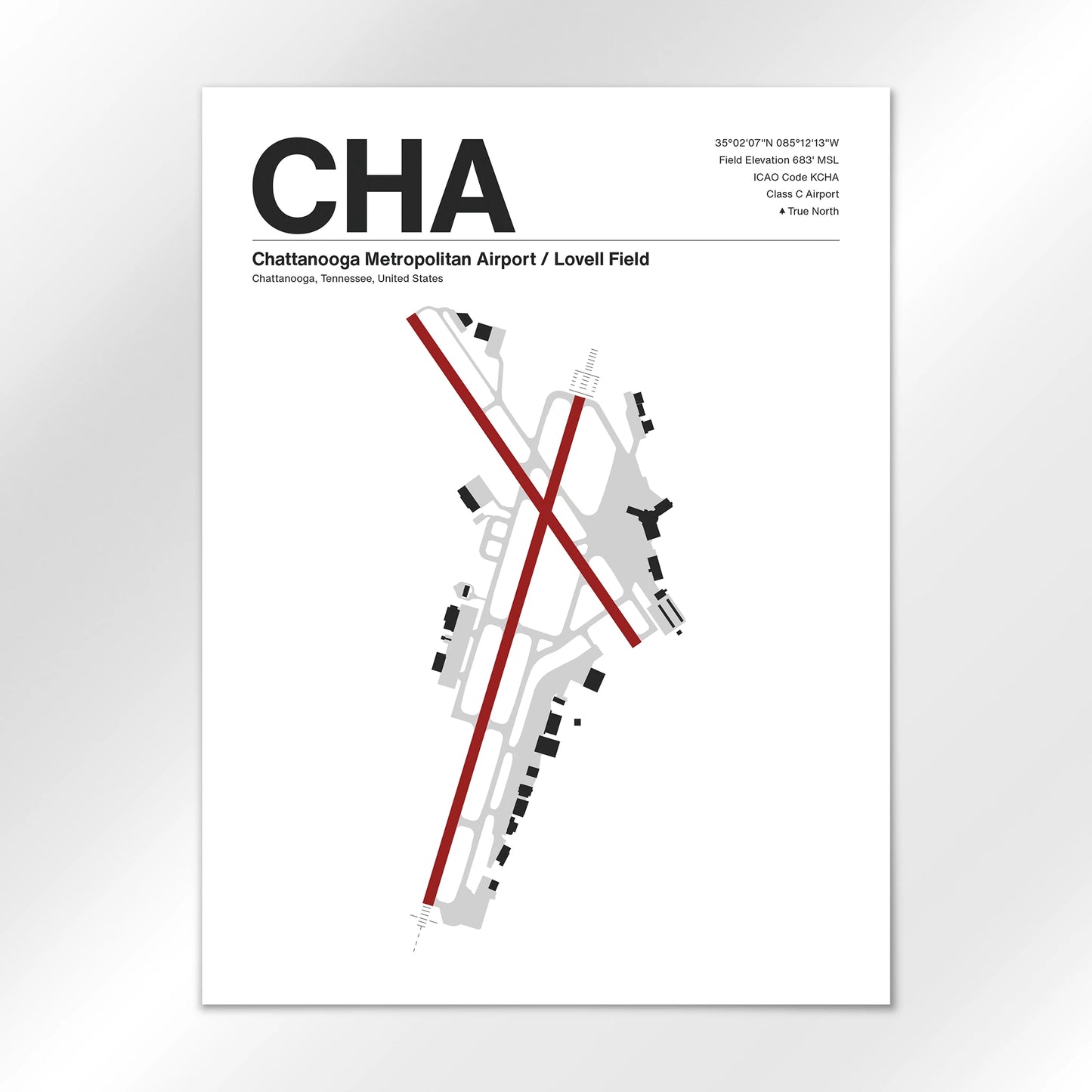 CHA Airport Diagram