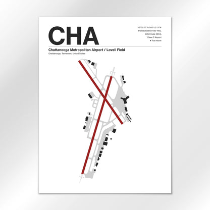 CHA Airport Diagram