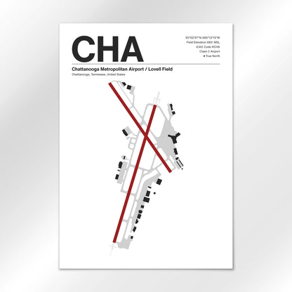 CHA Airport Diagram