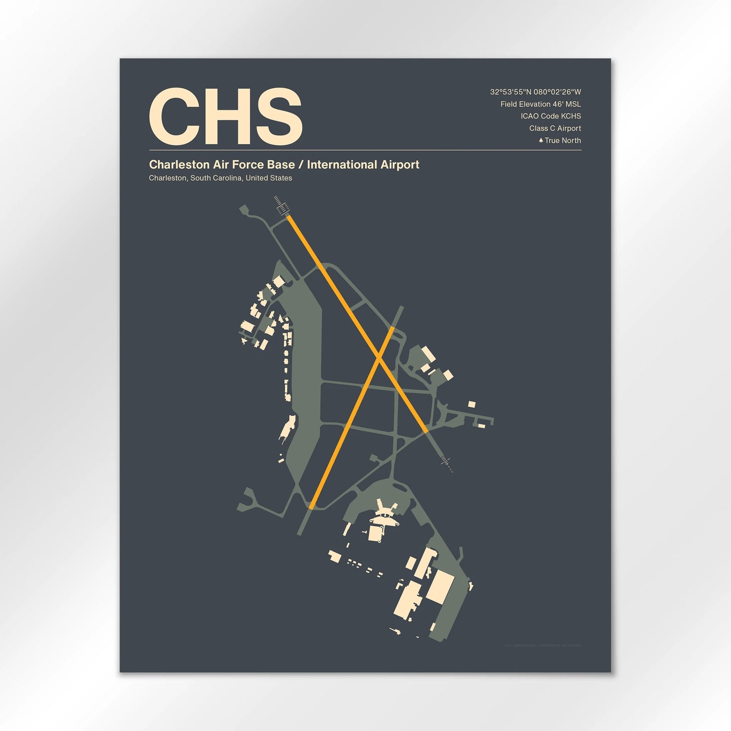 CHS Airport Diagram