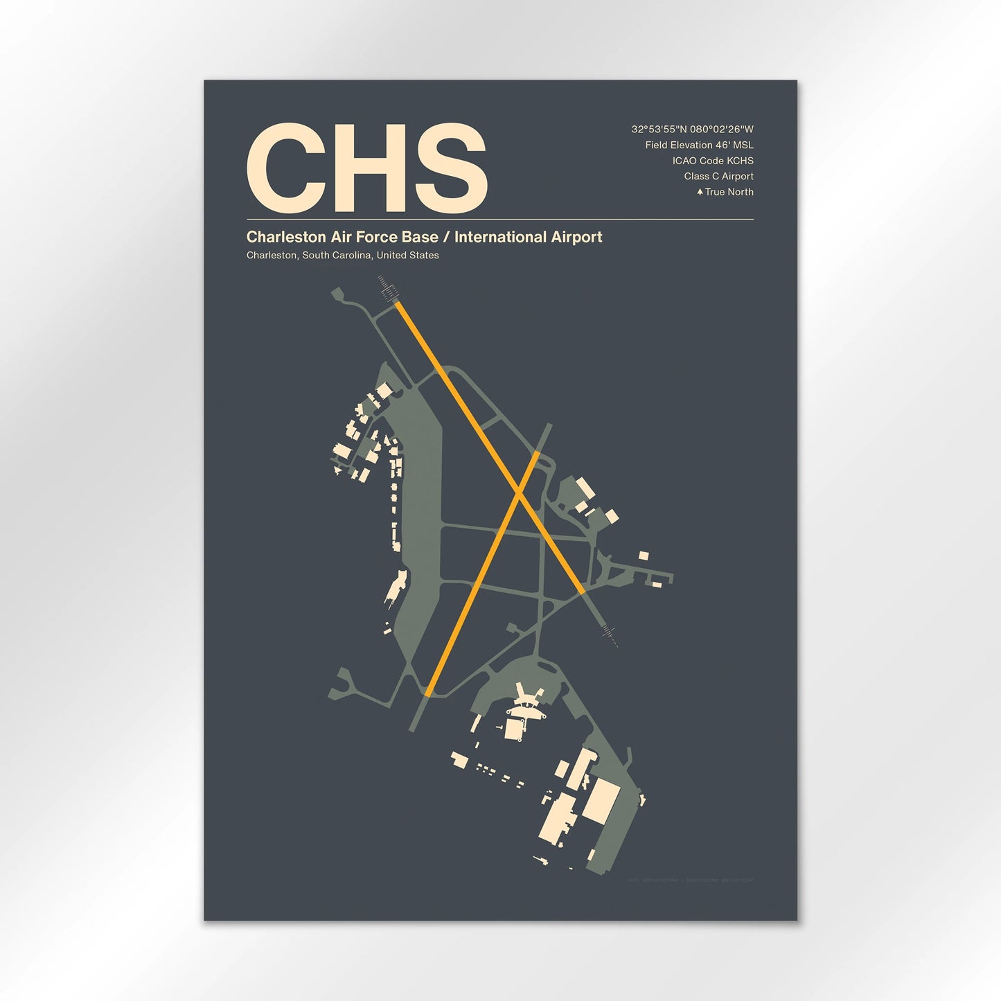 CHS Airport Diagram