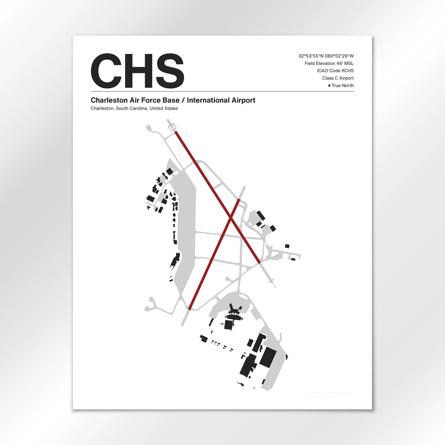 CHS Airport Diagram