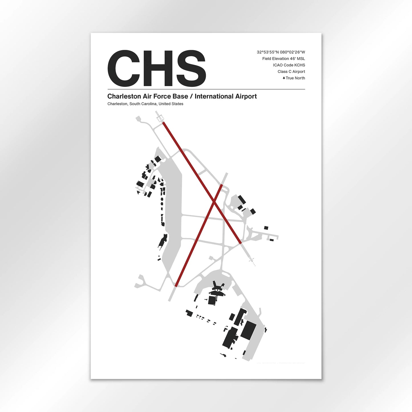 CHS Airport Diagram