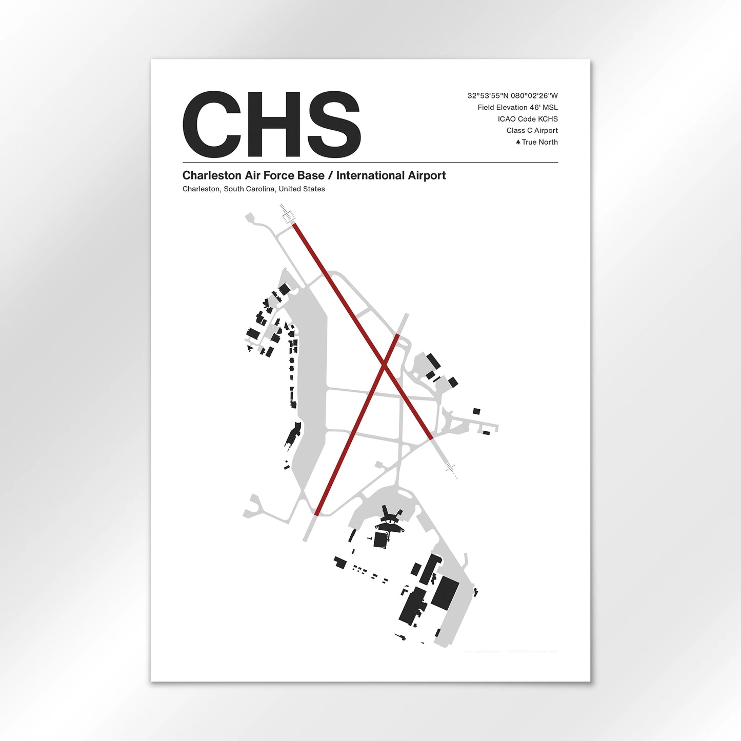 CHS Airport Diagram