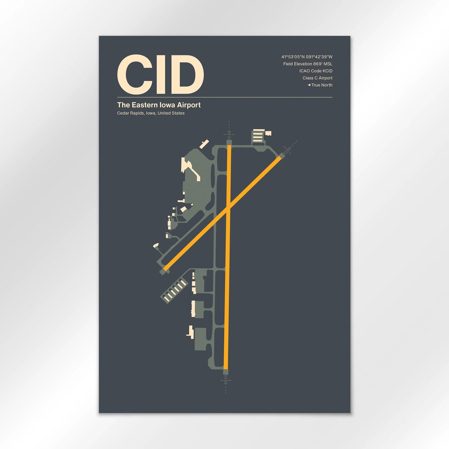 CID Airport Diagram