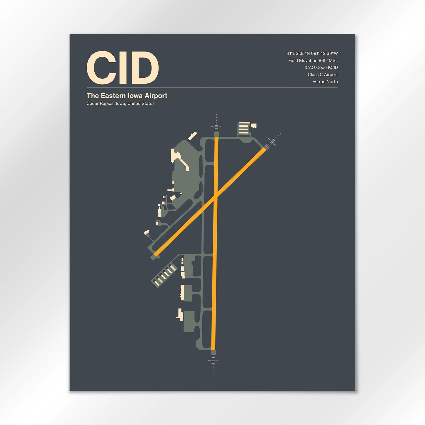 CID Airport Diagram