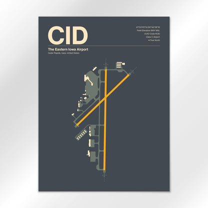 CID Airport Diagram