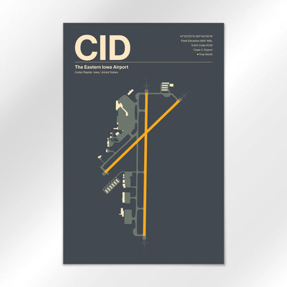 CID Airport Diagram