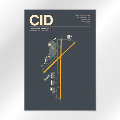 CID Airport Diagram
