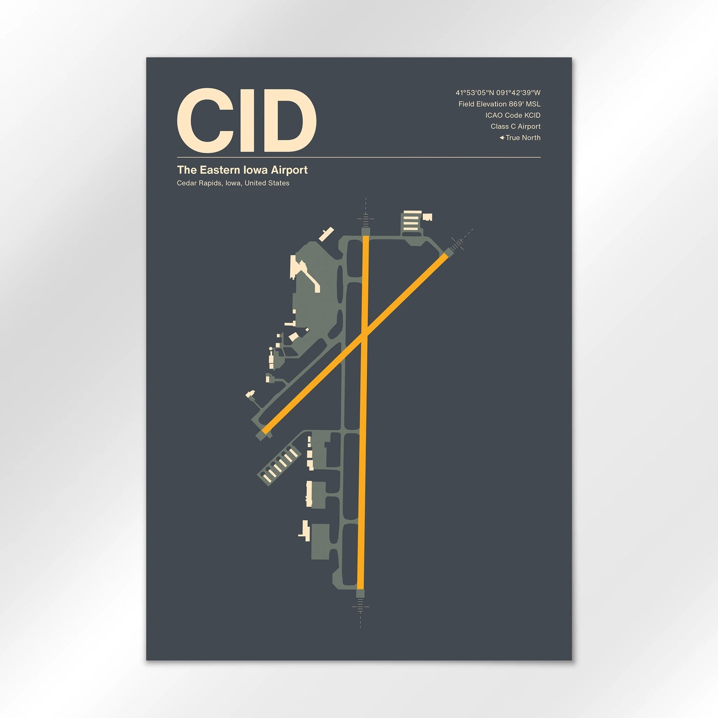 CID Airport Diagram