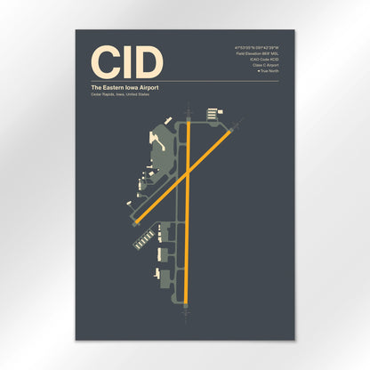 CID Airport Diagram