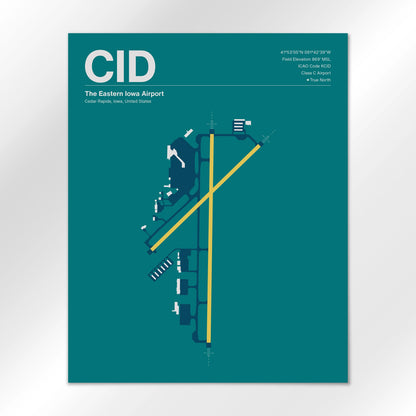 CID Airport Diagram