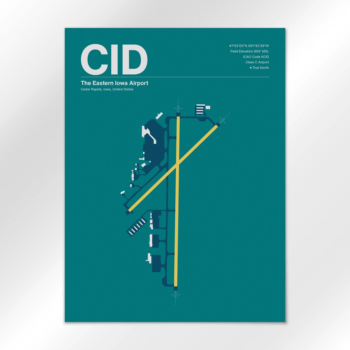 CID Airport Diagram