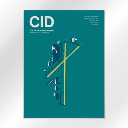 CID Airport Diagram
