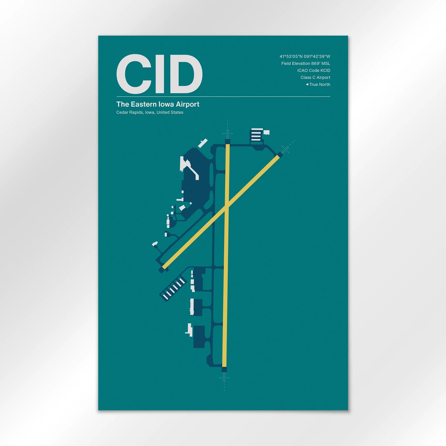 CID Airport Diagram