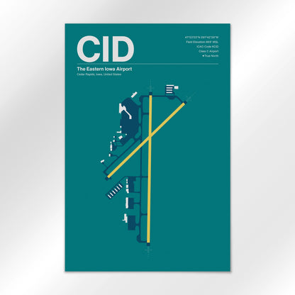 CID Airport Diagram