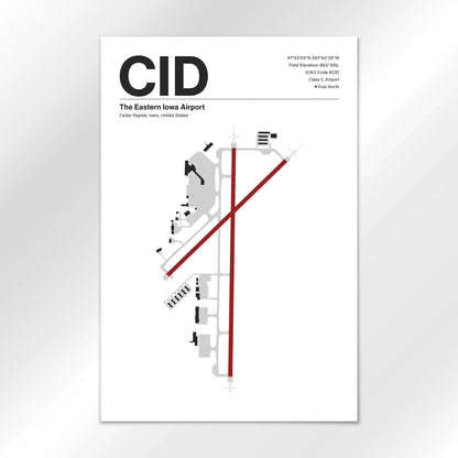 CID Airport Diagram