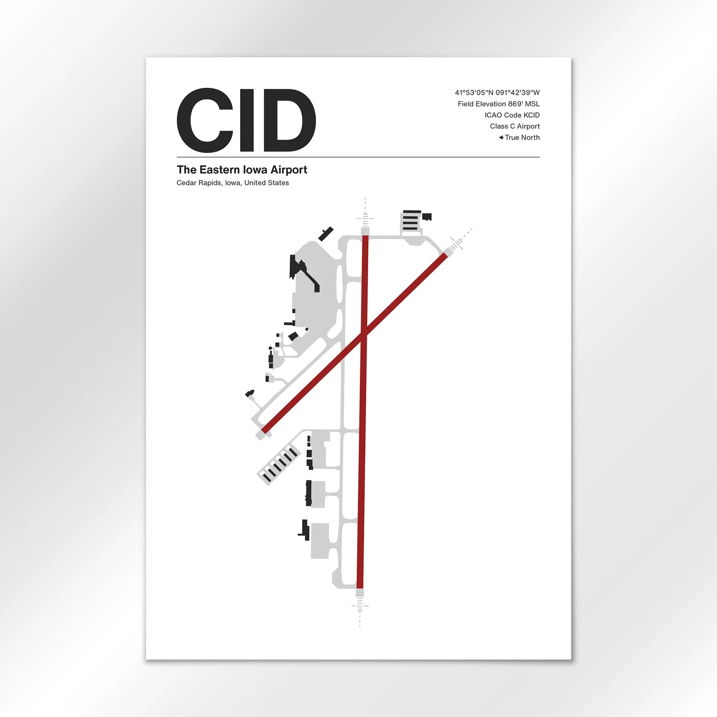 CID Airport Diagram
