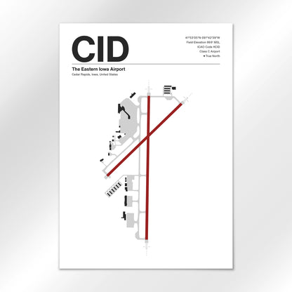 CID Airport Diagram