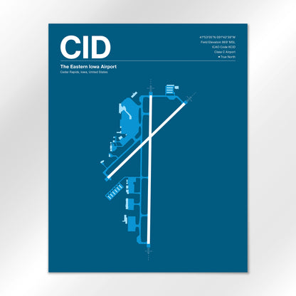 CID Airport Diagram