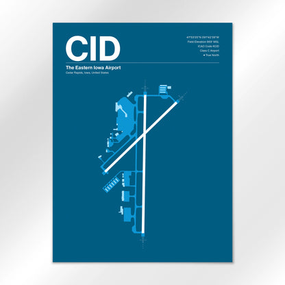 CID Airport Diagram