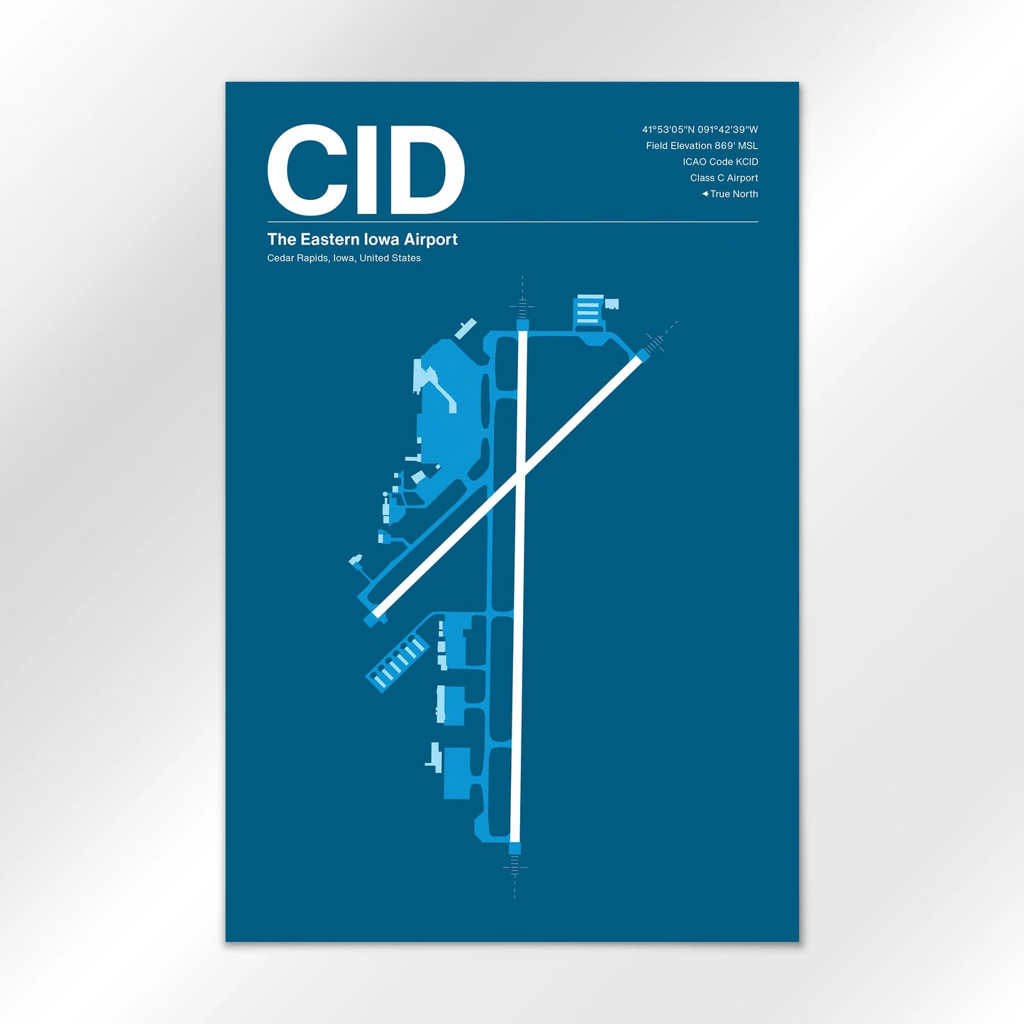 CID Airport Diagram