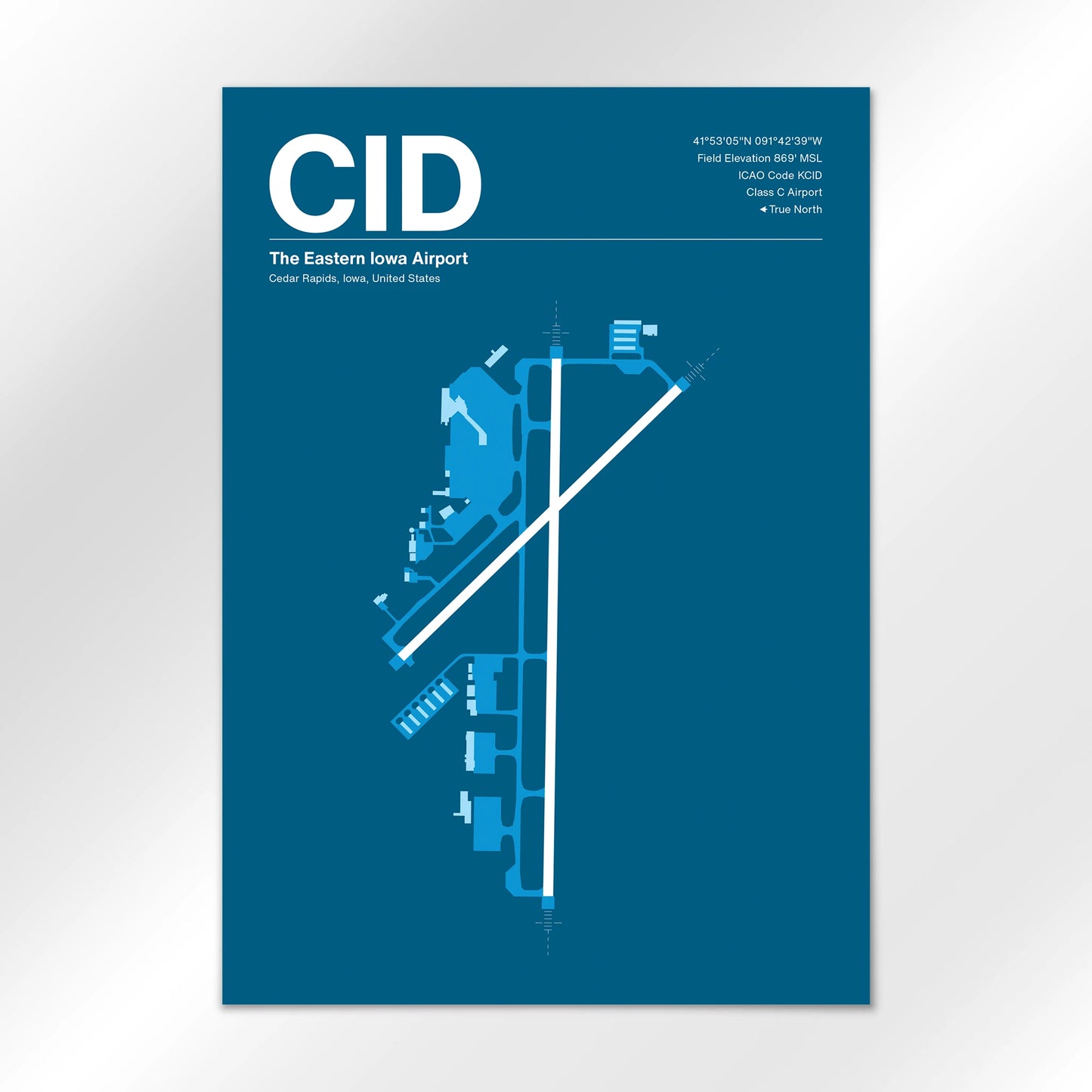 CID Airport Diagram