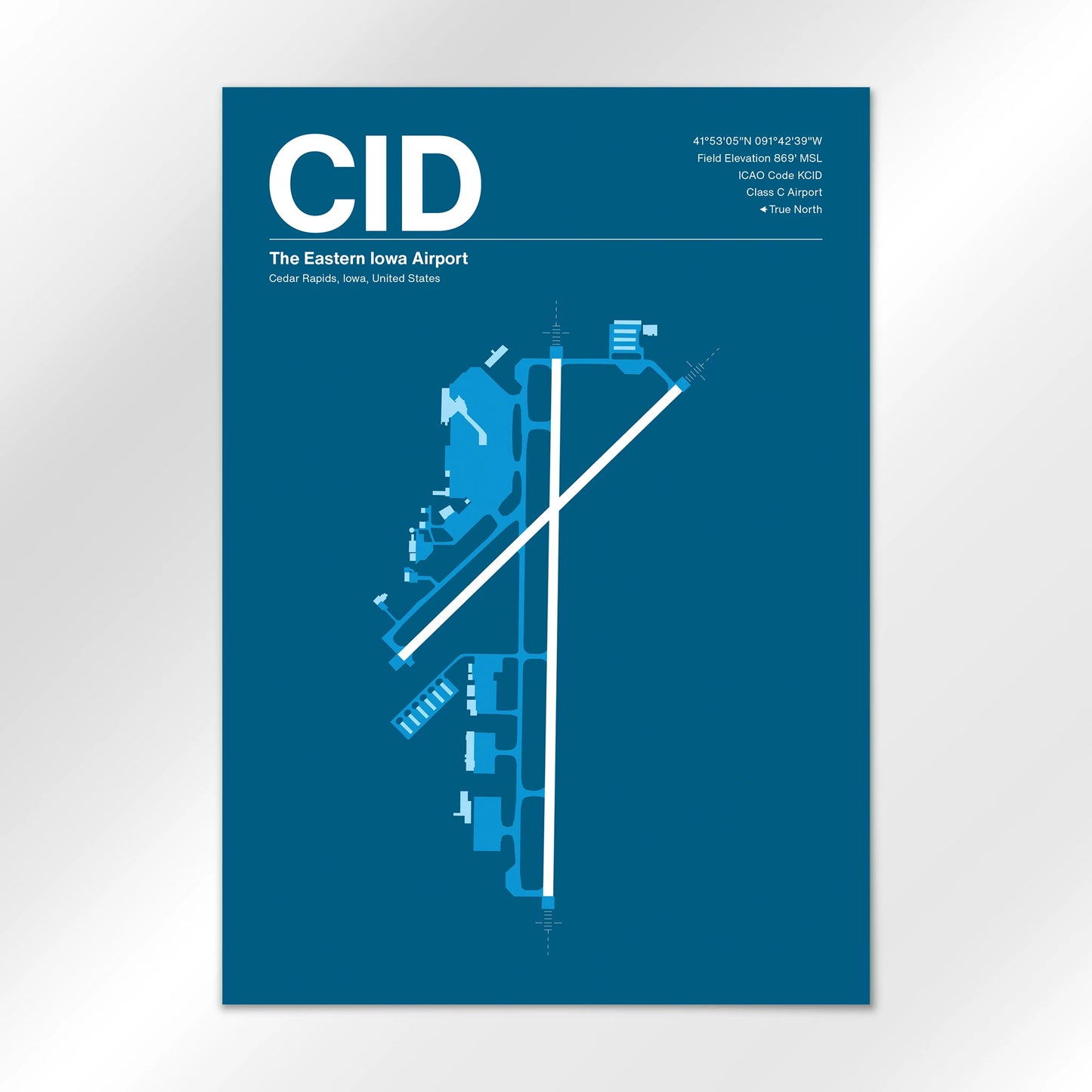 CID Airport Diagram