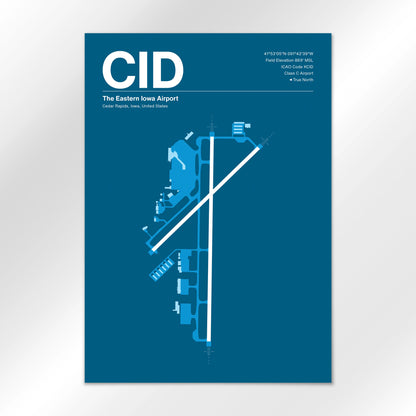 CID Airport Diagram