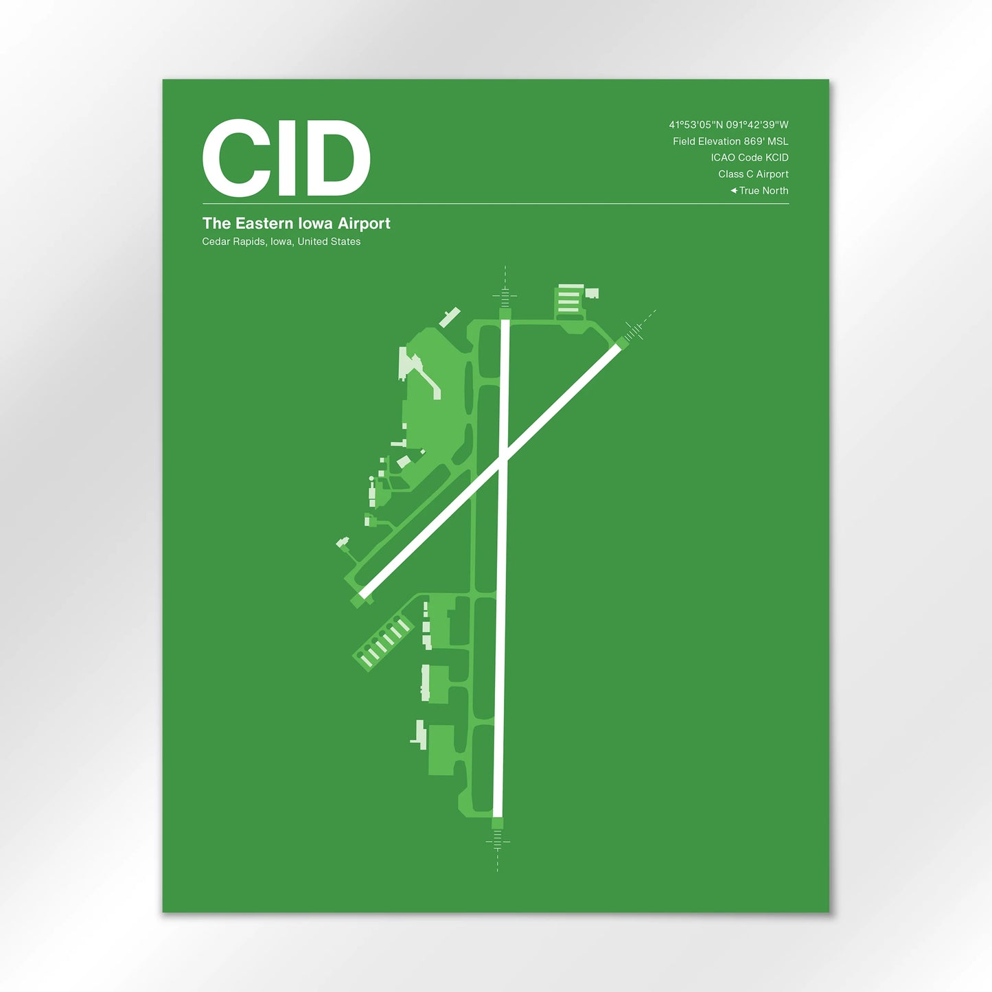 CID Airport Diagram