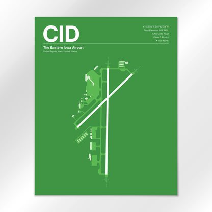 CID Airport Diagram