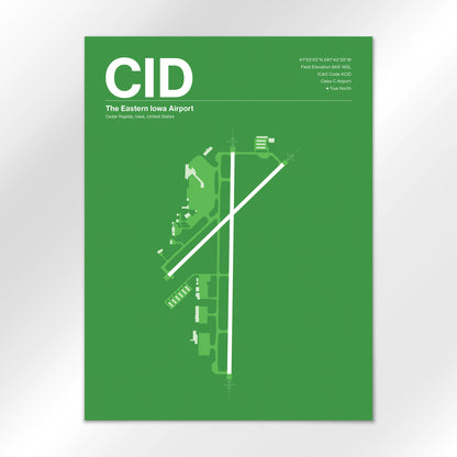 CID Airport Diagram