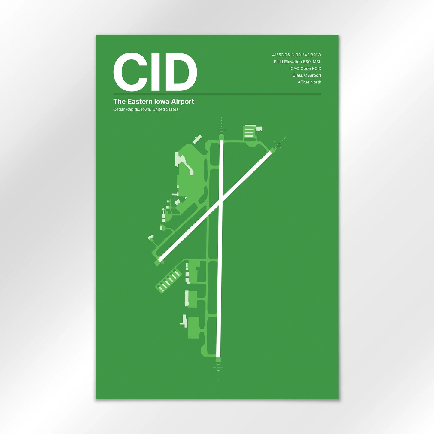 CID Airport Diagram