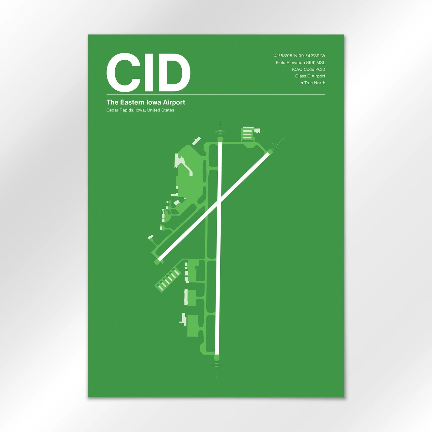 CID Airport Diagram
