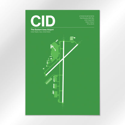 CID Airport Diagram