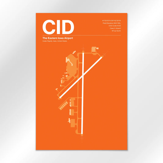 CID Airport Diagram