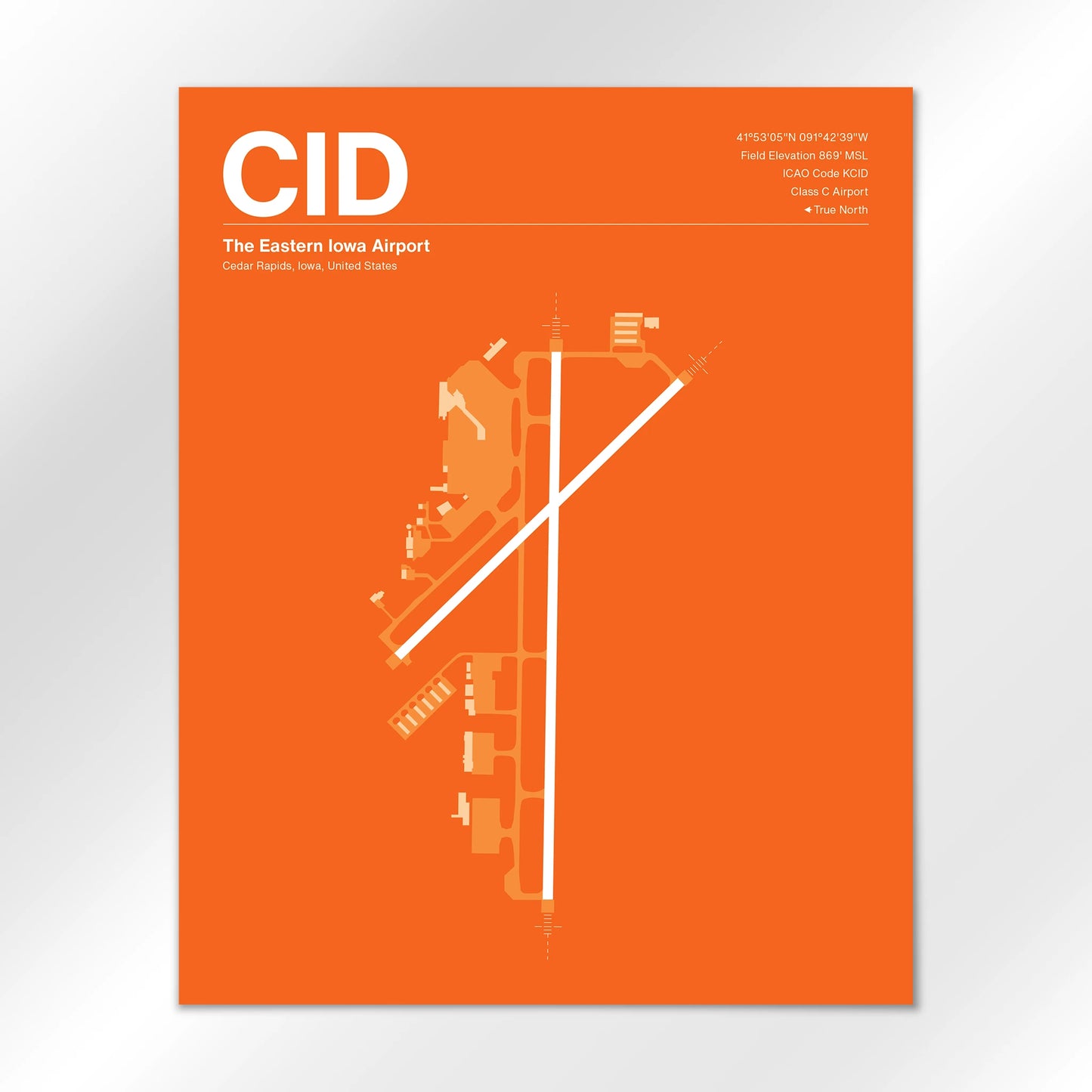 CID Airport Diagram