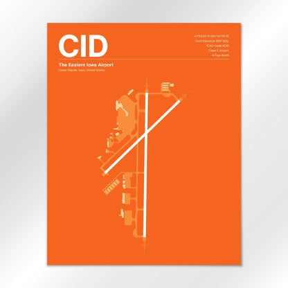 CID Airport Diagram
