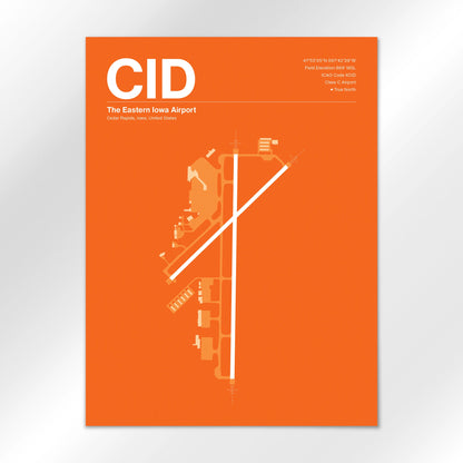 CID Airport Diagram
