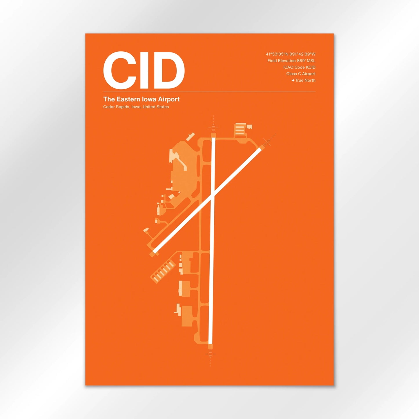 CID Airport Diagram