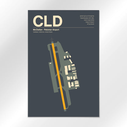 CLD Airport Diagram