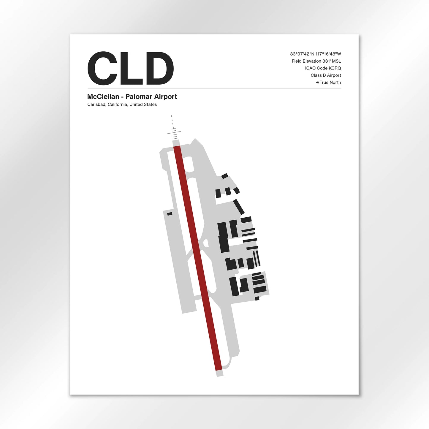 CLD Airport Diagram