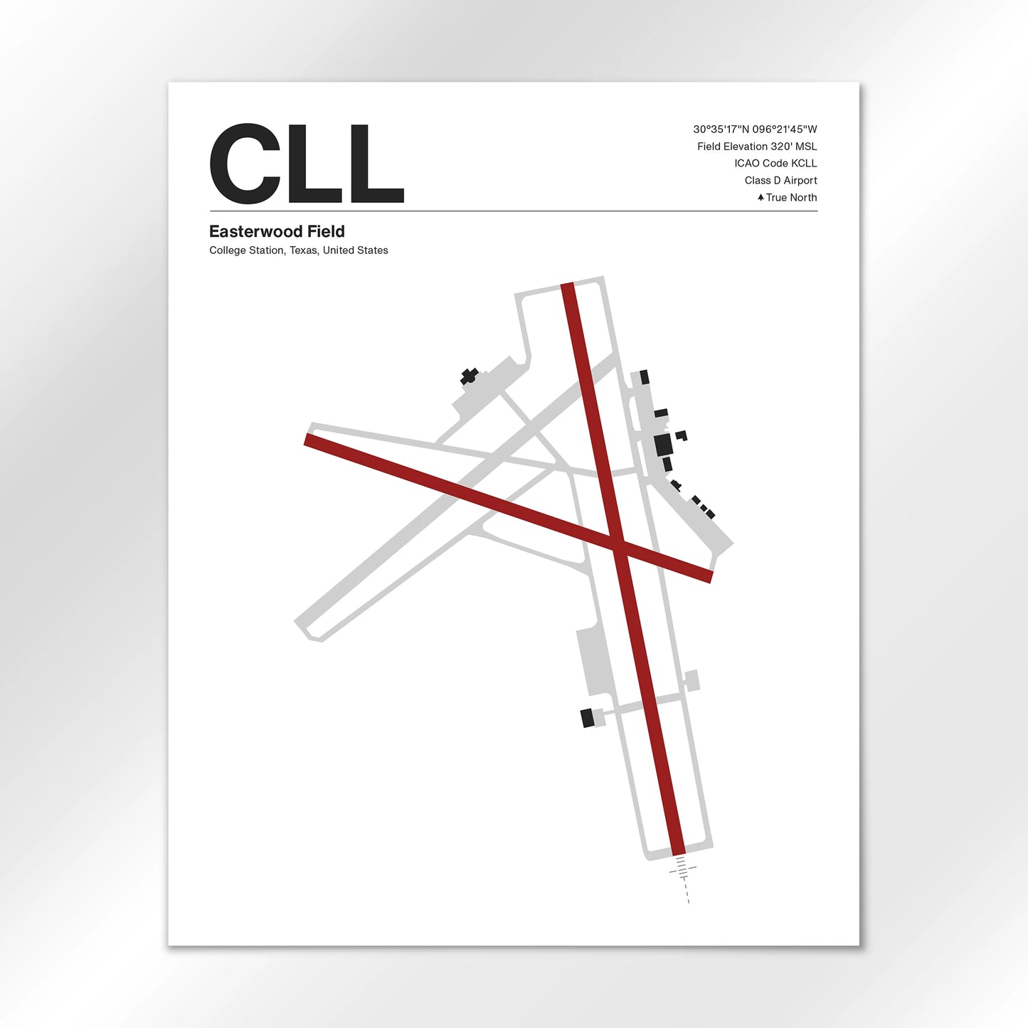 CLL Airport Diagram