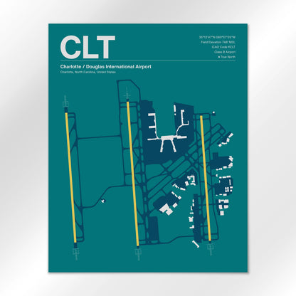 CLT | Charlotte - Mid - Century Moss - 16×20" - No Frame