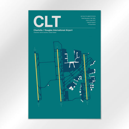 CLT | Charlotte - Mid - Century Moss - 24×36" - No Frame
