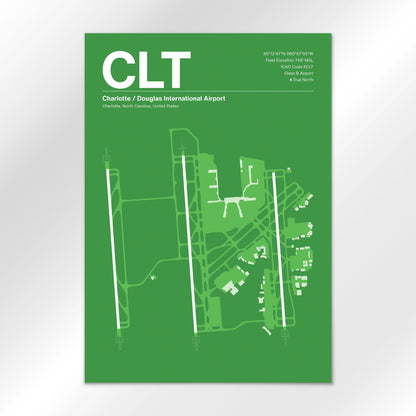CLT | Charlotte - Overland Green - A1 - No Frame