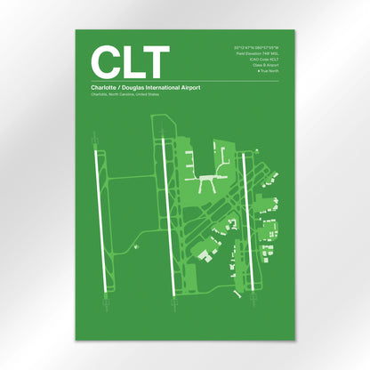 CLT | Charlotte - Overland Green - A2 - No Frame