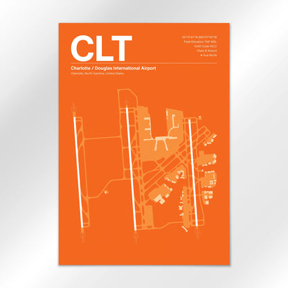 CLT | Charlotte - Sunset Orange - A1 - No Frame